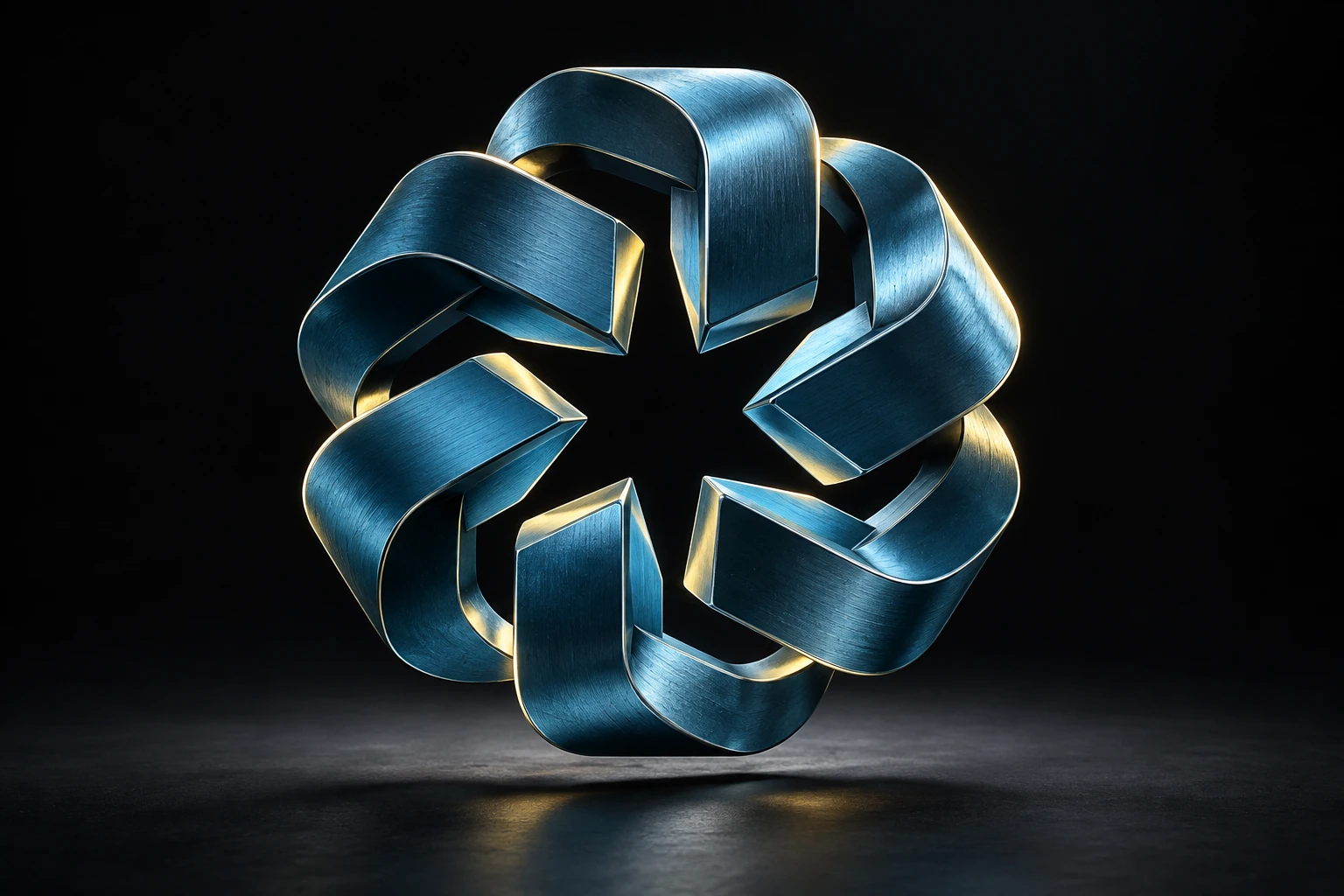 Composition sculpturale Unimark, Sapphire et Sunny
